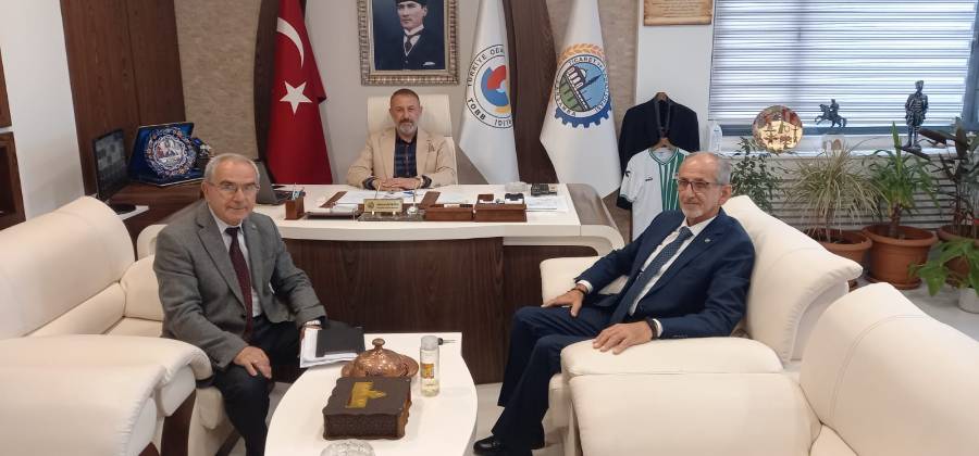 PÜİS SAMSUN BÖLGE BAŞKANI GÜLER, ÇARŞAMBA TİCARET VE SANAYİ ODASI BAŞKANI SONKAYA’YI ZİYARET ETTİ